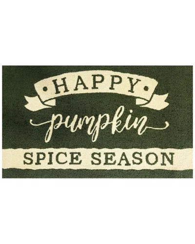The Rug Market Happy Pumpkin Spice Season 30x48in Doormat In Green