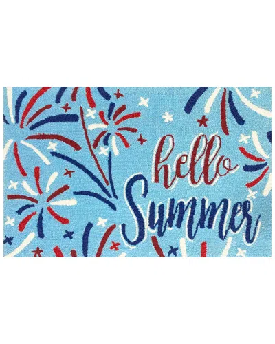 THE RUG MARKET THE RUG MARKET HELLO SUMMER 24X36IN DOORMAT