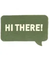 The Rug Market Hi There 24x36in Doormat In Green