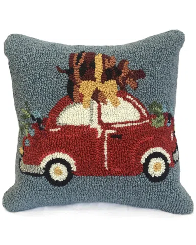 THE RUG MARKET THE RUG MARKET HOLIDAY PINECONE CAR 16X16IN RUG