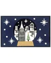 The Rug Market Holiday Snow Globe 24x36in Doormat In Multicolor