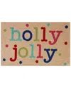 The Rug Market Holly Jolly Brights 24x36in Doormat In Multicolor