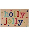 The Rug Market Holly Jolly Brights 30x48 Doormat In Multicolor