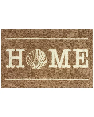 The Rug Market Home Shell Indoor/outdoor Doormat In Brown