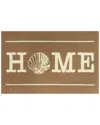 The Rug Market Home Shell Indoor/outdoor Doormat In Brown