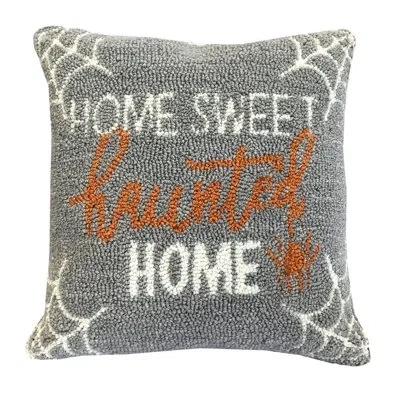 The Rug Market Home Sweet Haunted Home Pillow In Multi