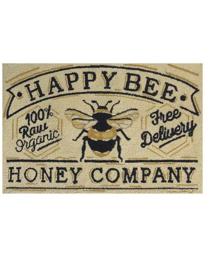 The Rug Market Honey Company Indoor/outdoor Doormat In Burgundy