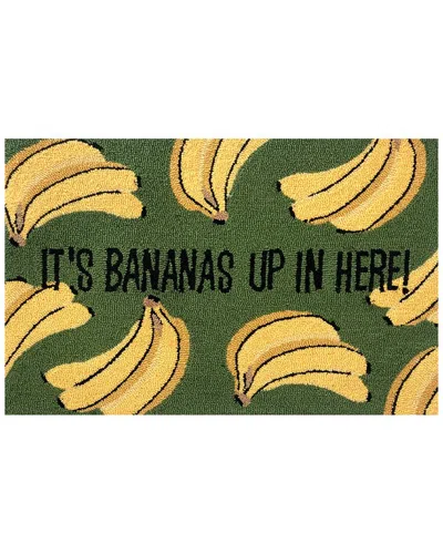 The Rug Market Its Bananas Indoor/outdoor Doormat In Green