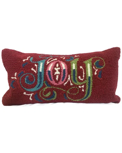 The Rug Market Joy 12x24in Pillow In Red
