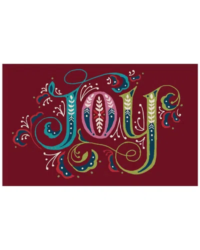 The Rug Market Joy 24x36in Doormat In Red