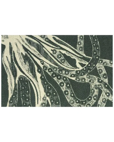 The Rug Market Juniper Octopus 30x48in Doormat In Aqua
