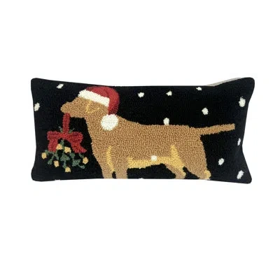 The Rug Market Lab Santa Black Pillow