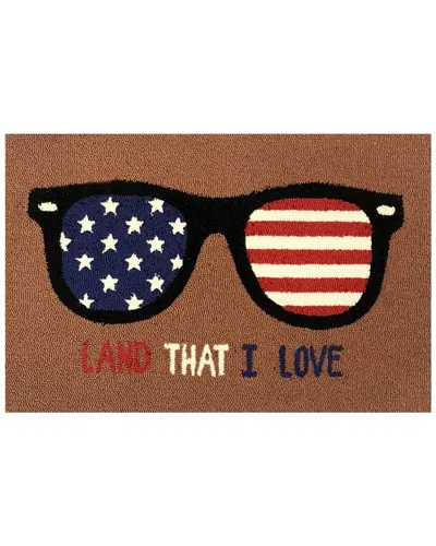 THE RUG MARKET THE RUG MARKET LAND THAT I LOVE INDOOR/OUTDOOR DOORMAT