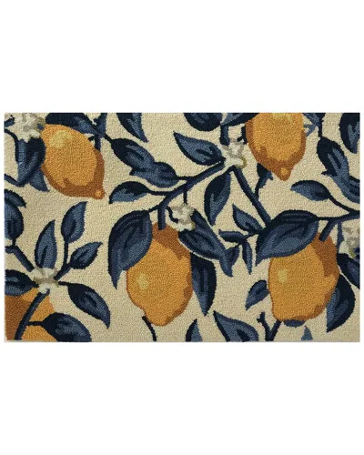The Rug Market Lemon Vine 30x48in Doormat In Multi