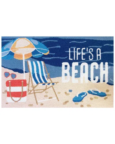 The Rug Market Life's A Beach 24x36in Doormat In Multicolor