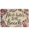 The Rug Market Life's A Beach Indoor/outdoor Doormat In White