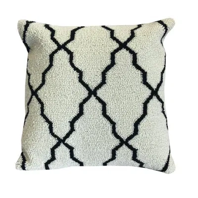 The Rug Market Link Lattice Pillow In Multi