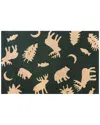 The Rug Market Lodge Icons Rug In Green