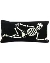 The Rug Market Lounging Skeleton 12x24in Rug In Black