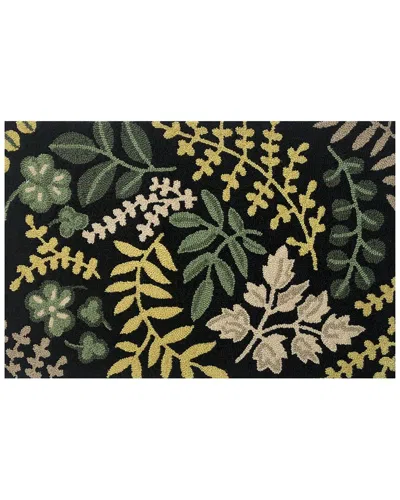The Rug Market Luck Fern 30x48in Doormat In Black
