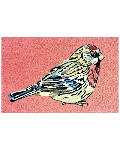 The Rug Market Luna Bird 30x48in Doormat In Pink