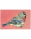 The Rug Market Luna Bird Indoor/outdoor Doormat In Orange