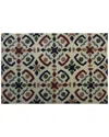 The Rug Market Medallion 24x36in Doormat In Ivory