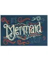 The Rug Market Mermaid Season 30x48in Doormat In Navy
