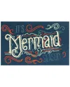 The Rug Market Mermaid Season Indoor/outdoor Doormat In Blue