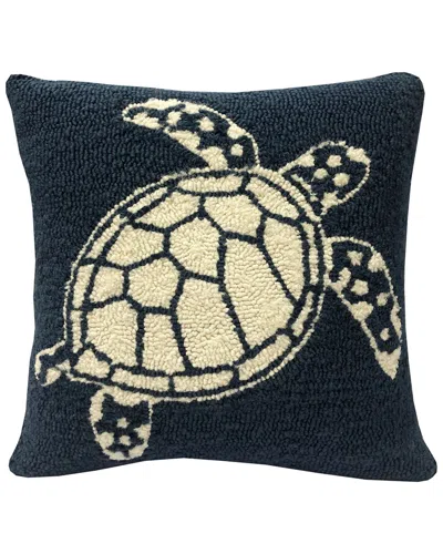 The Rug Market Multi Turtle Indoor/outdoor Pillow In Blue
