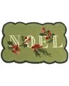 The Rug Market Noel Scallop 24x36in Doormat In Green