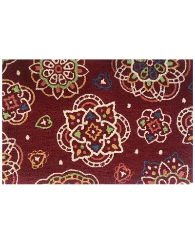 The Rug Market Patricia 30x48in Doormat In Red