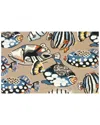 The Rug Market Pattern Fish Toss 24x36in Doormat In Taupe