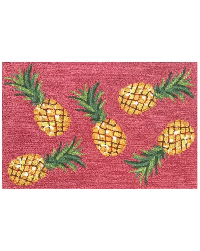 THE RUG MARKET THE RUG MARKET PINEAPPLE TOSS 24X36IN DOORMAT
