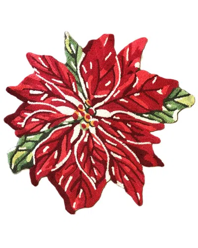 The Rug Market Poinsettia Round Rug In Multi