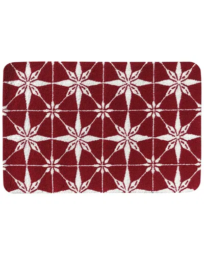 The Rug Market Presents Star 24x36in Doormat In Red