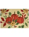 The Rug Market Pumpkin Trio 24x36in Doormat In Cream