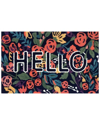The Rug Market Reba Hello 30x48 Doormat In Multicolor
