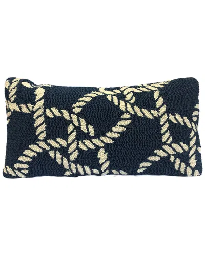 The Rug Market Rope Lattice Rug In Blue