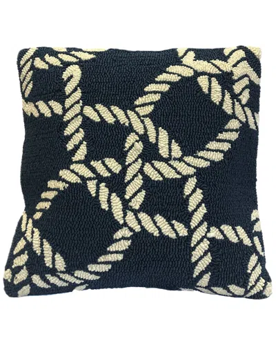 The Rug Market Rope Lattice Rug In Blue