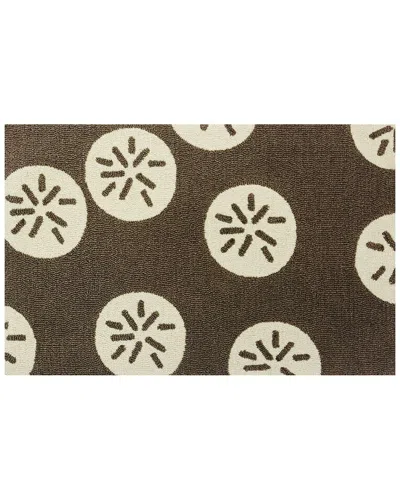The Rug Market Sand Dollar 30x48in Doormat In Taupe