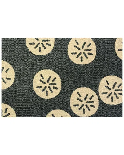 The Rug Market Sand Dollar Indoor/outdoor Doormat In Blue