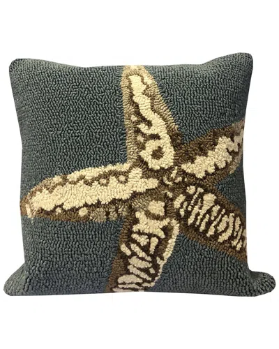 The Rug Market Starfish Indoor/outdoor Pillow In Brown