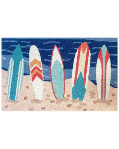 The Rug Market Surfboards Beach 30x48 Doormat In Multicolor