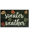 The Rug Market Sweater Weather 30x48in Doormat In Green