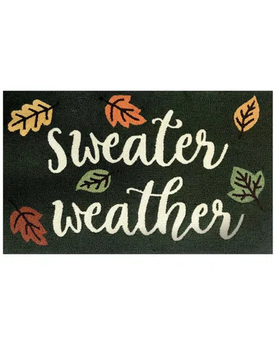 The Rug Market Sweater Weather 30x48in Doormat In Green