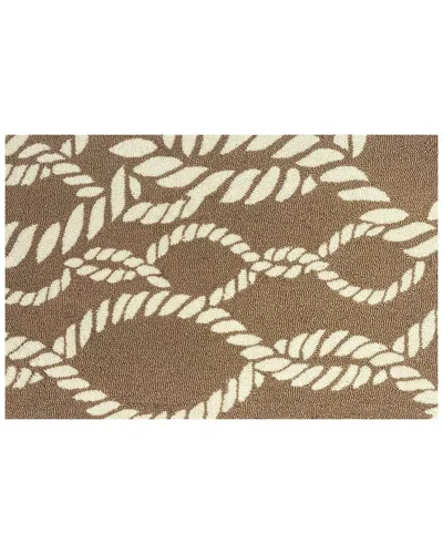 The Rug Market Twister 30x48in Doormat In Tan