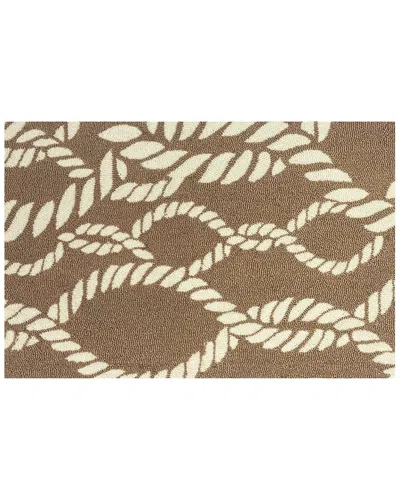 The Rug Market Twister Indoor/outdoor Doormat In Brown