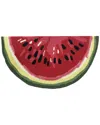The Rug Market Watermelon Slice Indoor/outdoor Doormat In Red