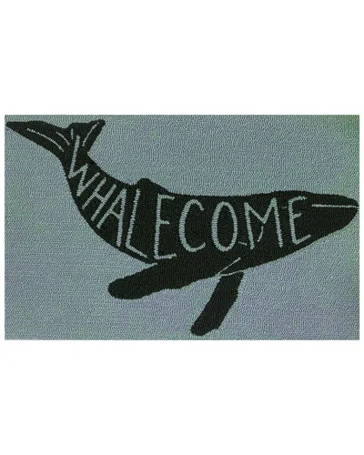 The Rug Market Whalecome 24x36in Doormat In Multicolor